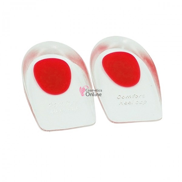 Branturi din silicon BR039 pentru protectie calcai, 1 pereche Rosii